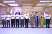 👍 В Бухарском государственном педагогическом институте день начался с Государственного гимна