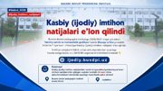 Kasbiy (ijodiy) imtihon natijalari e'lon qilindi