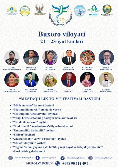 Aziz yurtdoshlar!