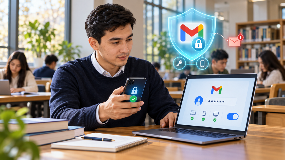 Gmail akkauntini xakerlardan qanday himoya qilish mumkin?