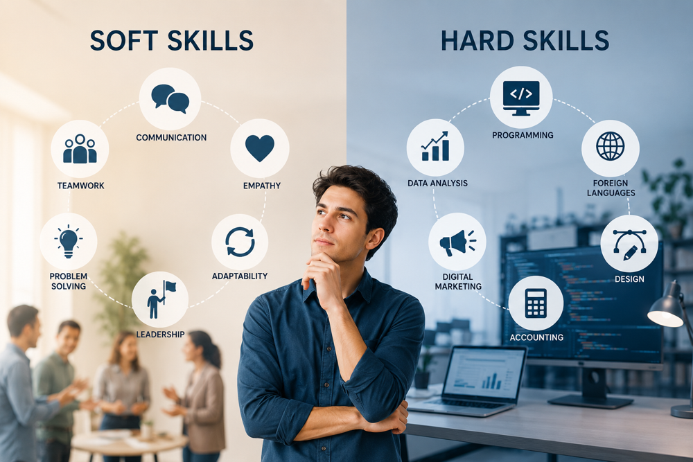 Soft Skills va Hard Skills farqi: zamonaviy mutaxassis uchun zarur ko‘nikmalar