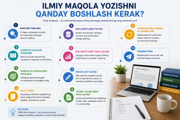 Ilmiy maqola yozishni qanday boshlash kerak? Bosqichma-bosqich qo‘llanma