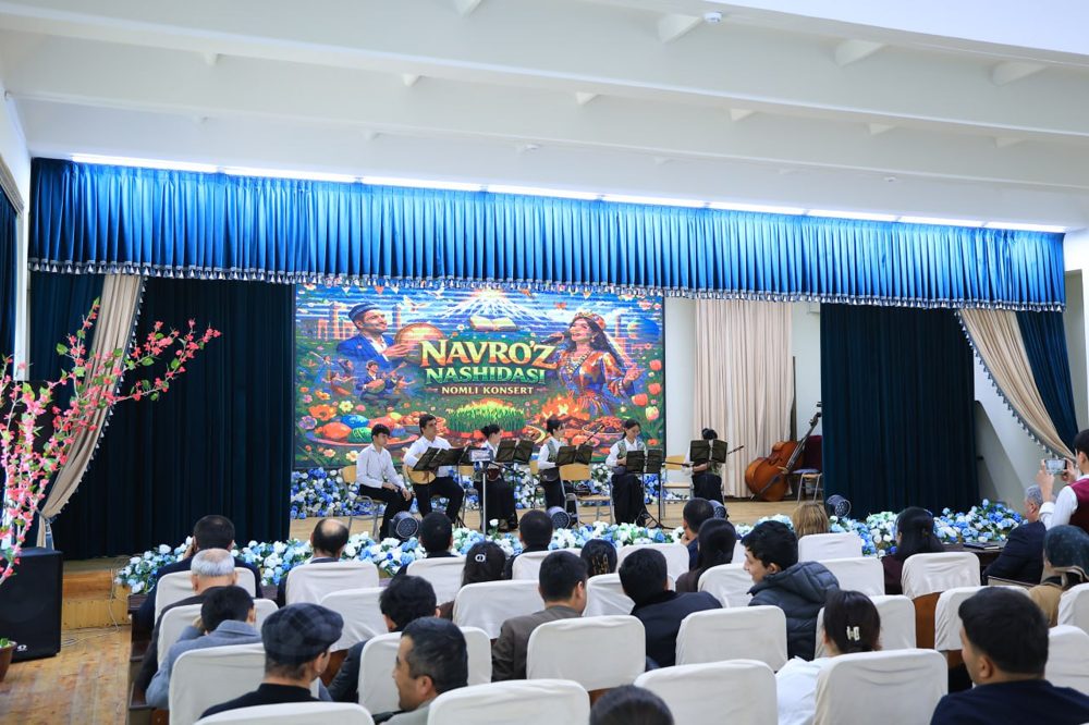 “Navro‘z nashidasi” konsert dasturi tashkil etildi