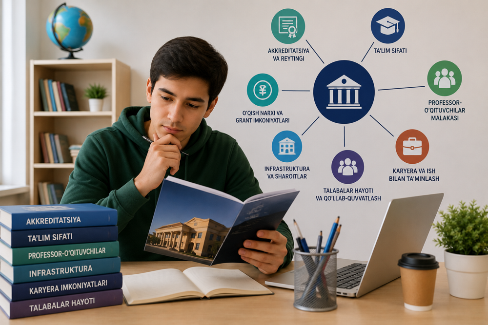 Institut tanlashda nimalarga e'tibor berish kerak?