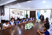 "Yangi O'zbekiston talabalar olimpiadasi" musobaqalari oldidan futbolchi talabalar bilan uchrashuv o'tkazildi
