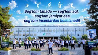 Sport va birdamlik uyg'unlashgan tong
