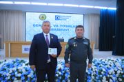 Mudofaa vazirligi buyrug‘iga ko‘ra, rektor Bahodir Ma’murov harbiy-vatanparvarlik tarbiyasidagi hissasi uchun ko‘krak nishoni bilan taqdirlandi