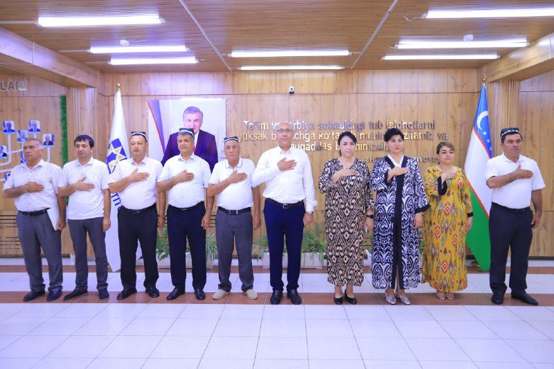 Buxoro davlat pedagogika institutida kun davlat madhiyasi bilan boshlandi