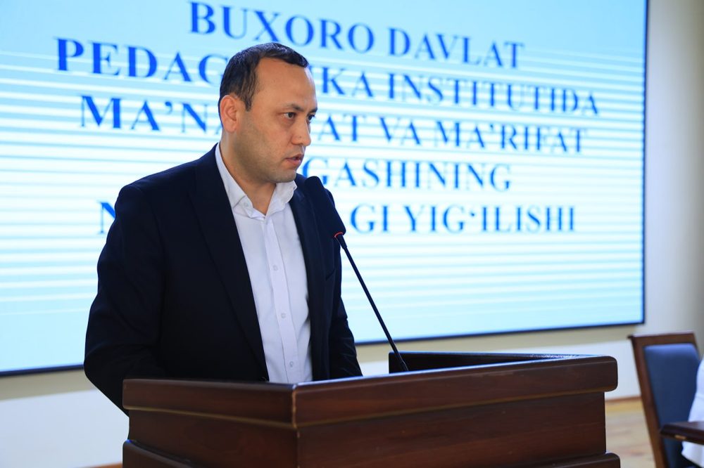 Buxoro davlat pedagogika institutida Ma’naviyat va ma’rifat kengashining navbatdagi yig‘ilishi bo‘lib o‘tdi