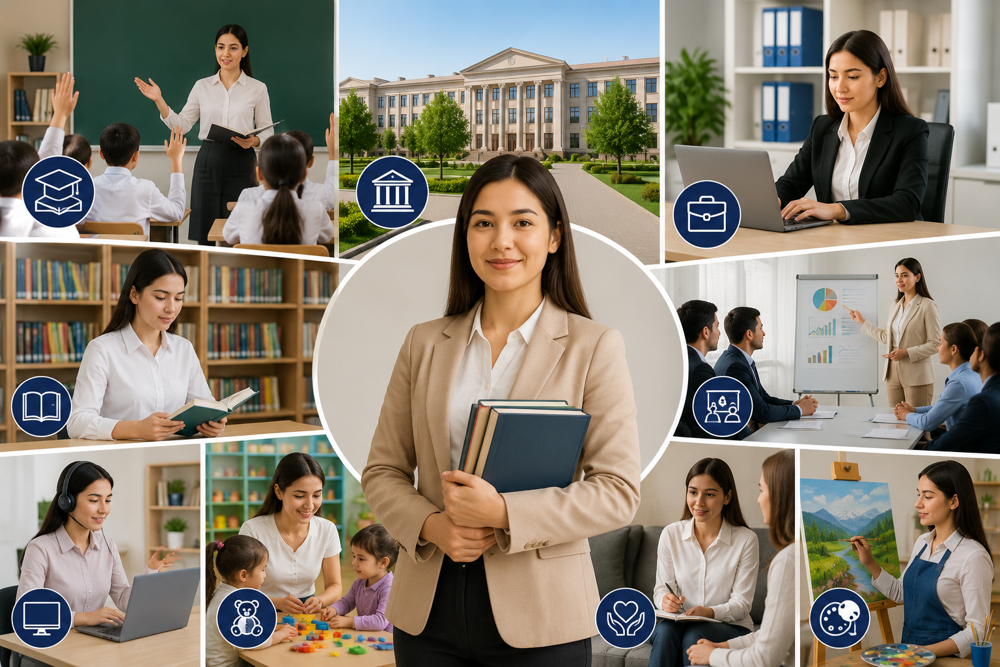Pedagogika bitiruvchilari qayerlarda ishlashi mumkin? Kasbiy imkoniyatlar bo‘yicha to‘liq qo‘llanma