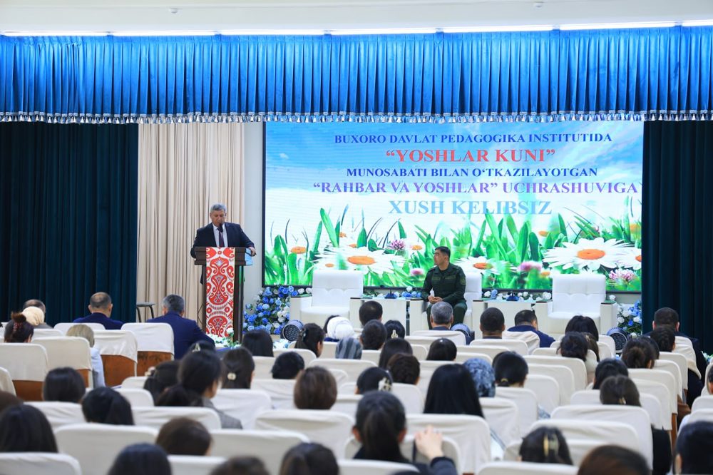 Buxoro davlat pedagogika institutida “Rahbar va yoshlar uchrashuvi” tashkil etildi