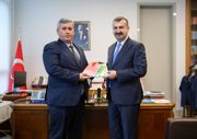 Bahodir Ma'murov, Rector of Bukhara State Pedagogical Institute, met with Harun Şahin, Deputy Head of the Turkish Language Association (TDK), in Ankara