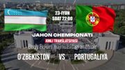 Today, the 🇺🇿 Uzbekistan national team takes the field against 🇵🇹 Portugal in Round 2 of the group stage of the World Championship.