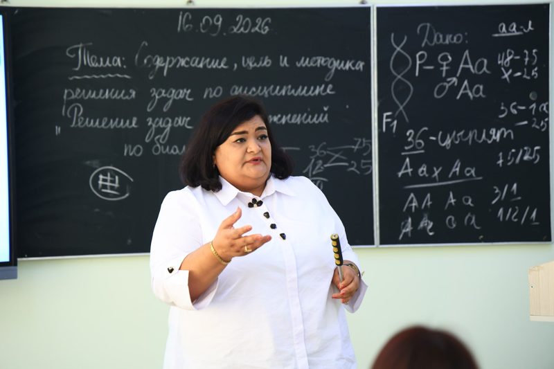 Tabiiy fanlar yo‘nalishi talabalarining dars jarayonidan fotolavhalar — 7