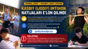 BuxDPI 2026/2027 o‘quv yili Chaqiriqqacha harbiy ta'lim yo‘nalishi kasbiy (ijodiy) imtihon natijalari e'lon qilindi