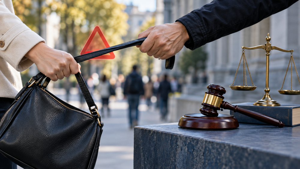 Open theft and violent robbery: be aware of crimes involving violence