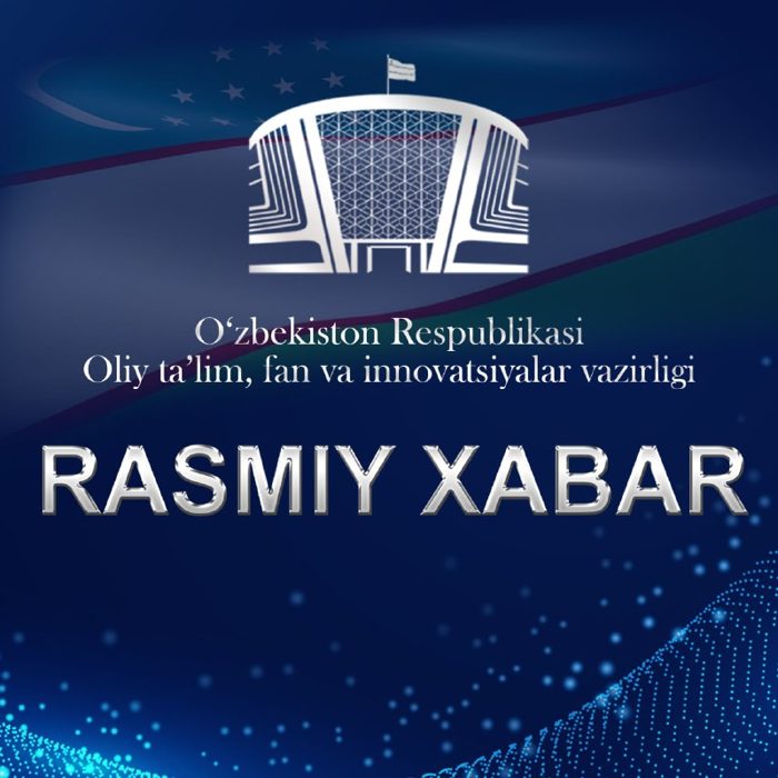 5-iyundan oliy va kasbiy ta'lim tashkilotlariga o'qishga kirish uchun qabul boshlanadi