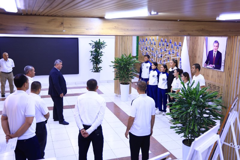 A meeting with student athletes was held ahead of the “New Uzbekistan Student Olympiad” competitions