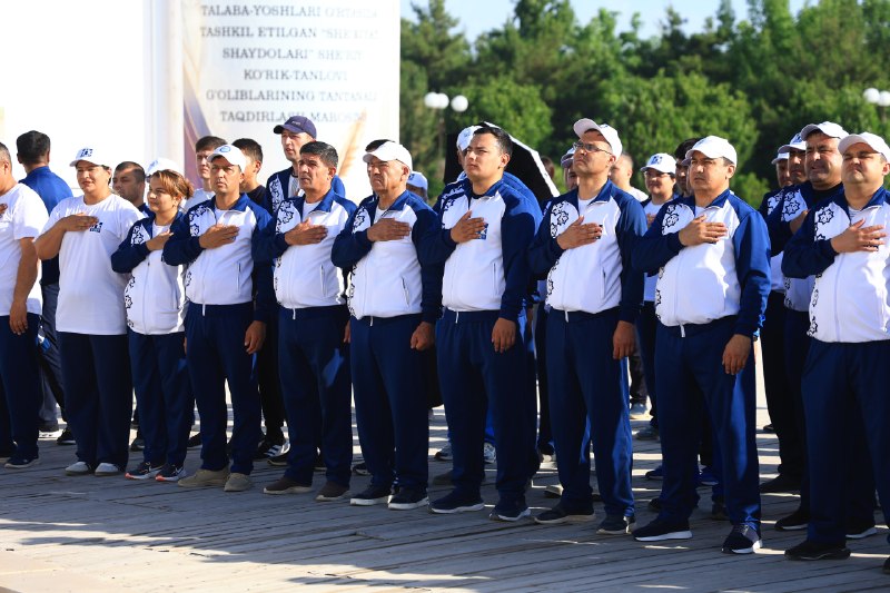 Buxoro davlat pedagogika institutida kun sport va vatanparvarlik ruhi bilan boshlandi