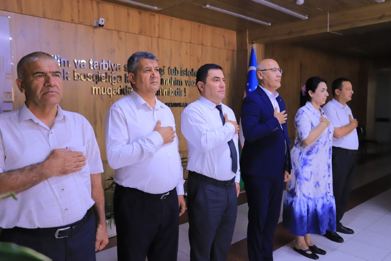 Buxoro davlat pedagogika institutida kun davlat madhiyasi bilan boshlandi