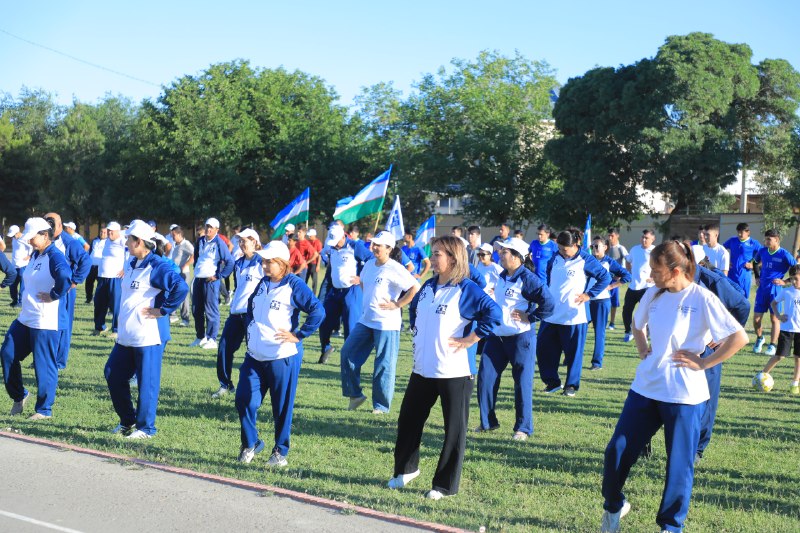 Sport – sog‘lom hayotning ajralmas qismi!