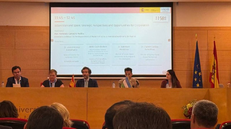 Madridda O'zbekiston–Ispaniya oliy ta'lim forumi: Buxoro davlat pedagogika instituti xalqaro hamkorlikni kengaytirmoqda