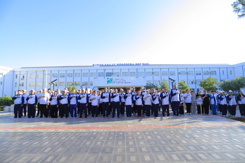 Buxoro davlat pedagogika institutida kun davlat madhiyasi bilan boshlandi