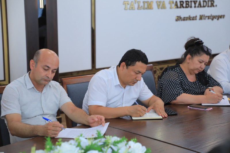 A rector's briefing meeting was held at Bukhara State Pedagogical Institute