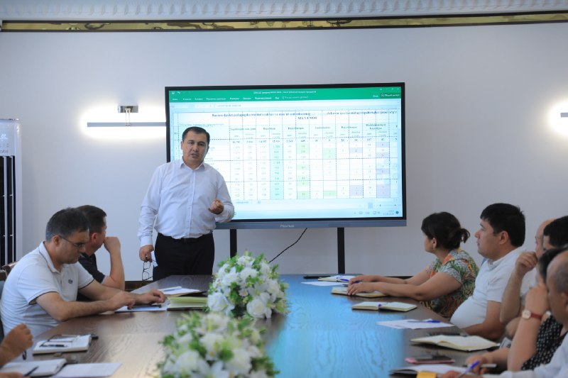 A rector's briefing meeting was held at Bukhara State Pedagogical Institute