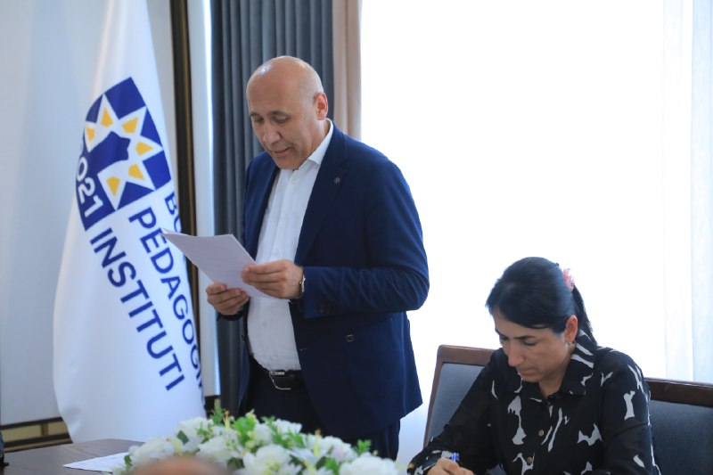 A rector's briefing meeting was held at Bukhara State Pedagogical Institute