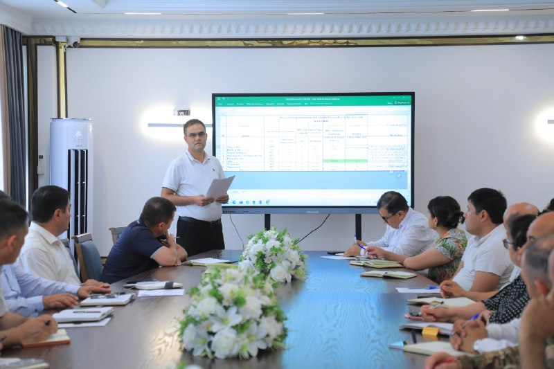 A rector's briefing meeting was held at Bukhara State Pedagogical Institute