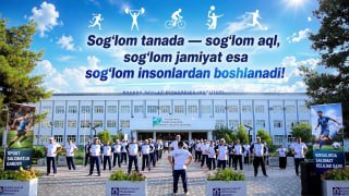 Sport va birdamlik uyg'unlashgan tong