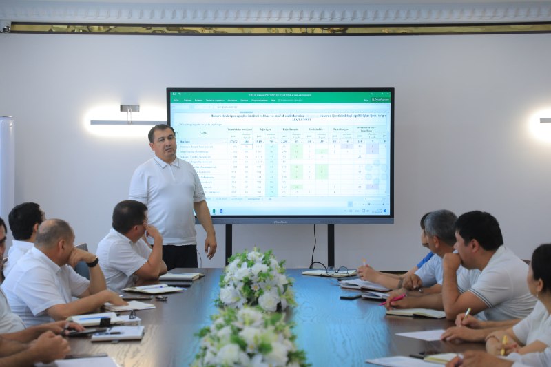 Buxoro davlat pedagogika institutida rektoroldi yig‘ilishi bo‘lib o‘tdi