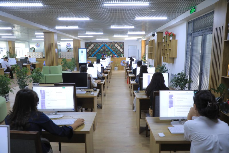 “Kitobxonlik madaniyati” yo‘nalishi bo‘yicha test sinovlari davom etmoqda