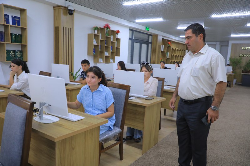 “Kitobxonlik madaniyati” yo‘nalishi bo‘yicha test sinovlari davom etmoqda