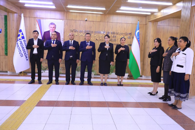Buxoro davlat pedagogika institutida kun davlat madhiyasi bilan boshlandi