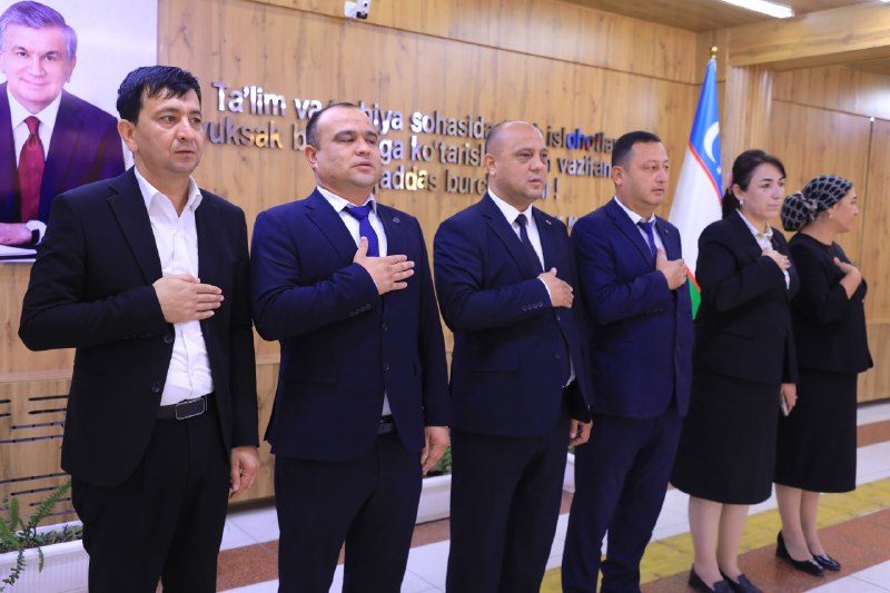 Buxoro davlat pedagogika institutida kun davlat madhiyasi bilan boshlandi