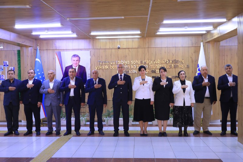 Buxoro davlat pedagogika institutida kun davlat madhiyasi bilan boshlandi